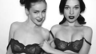Black And White Titty Friends - Best Porn