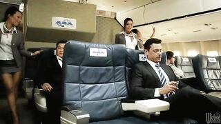 Stewardesses Offer First-class Service On Asia Airlines - Best Porn