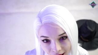 Gorgeous Cosplay Ashe Overwatch Blowjob