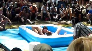 Nude Oil Wrestling Is Always More good Than WWE