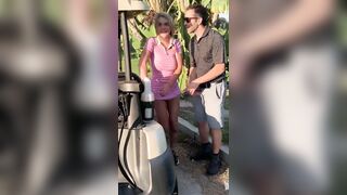 cart cutie lets guy fuck her from behind